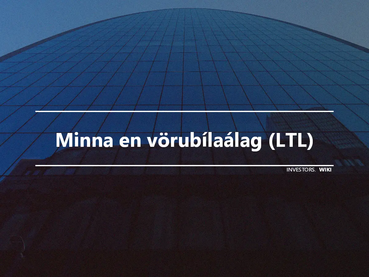 Minna en vörubílaálag (LTL)