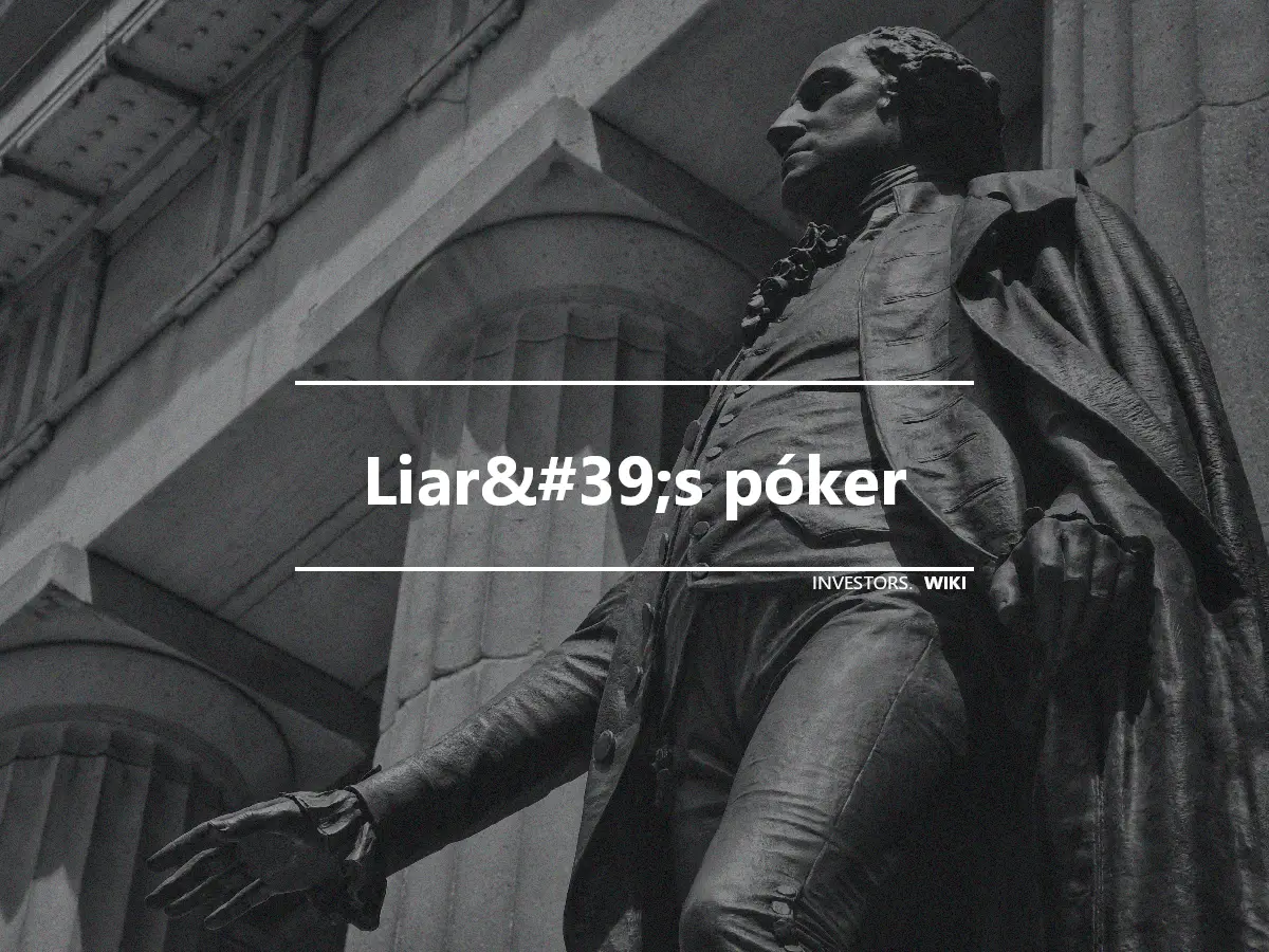 Liar&#39;s póker