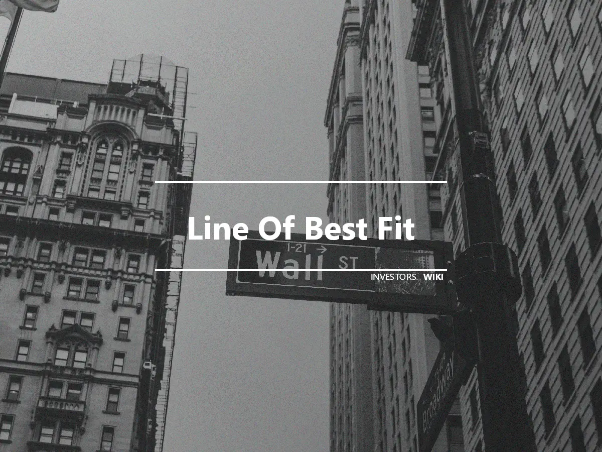 Line Of Best Fit