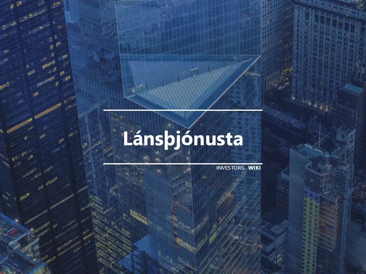 Lánsþjónusta