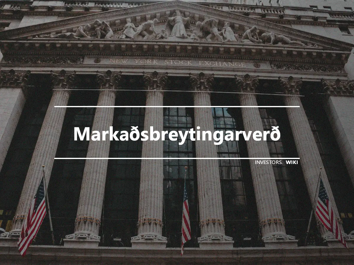 Markaðsbreytingarverð