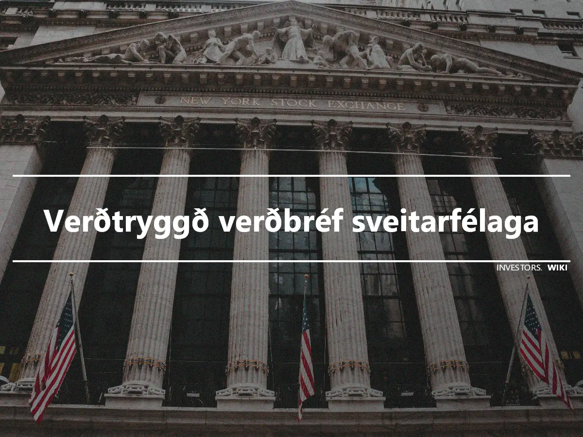 Verðtryggð verðbréf sveitarfélaga