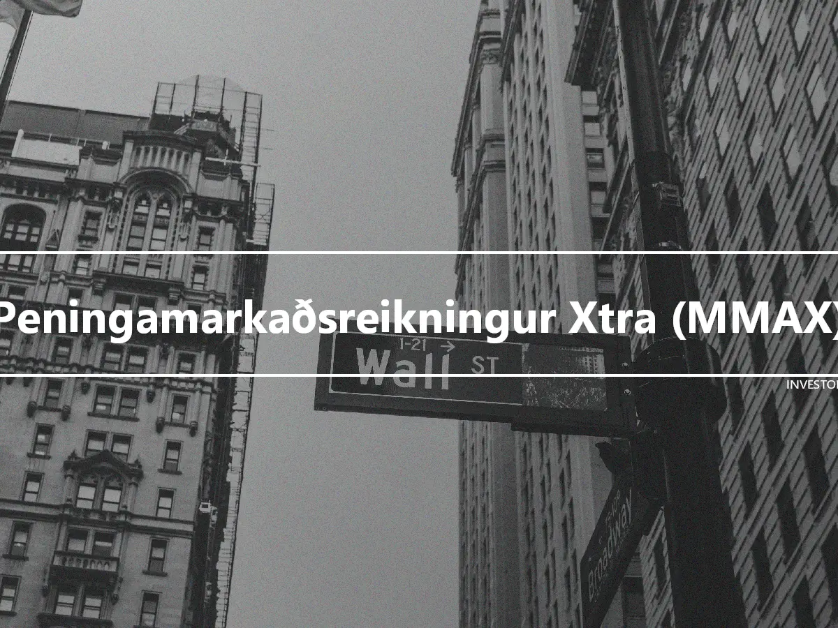 Peningamarkaðsreikningur Xtra (MMAX)