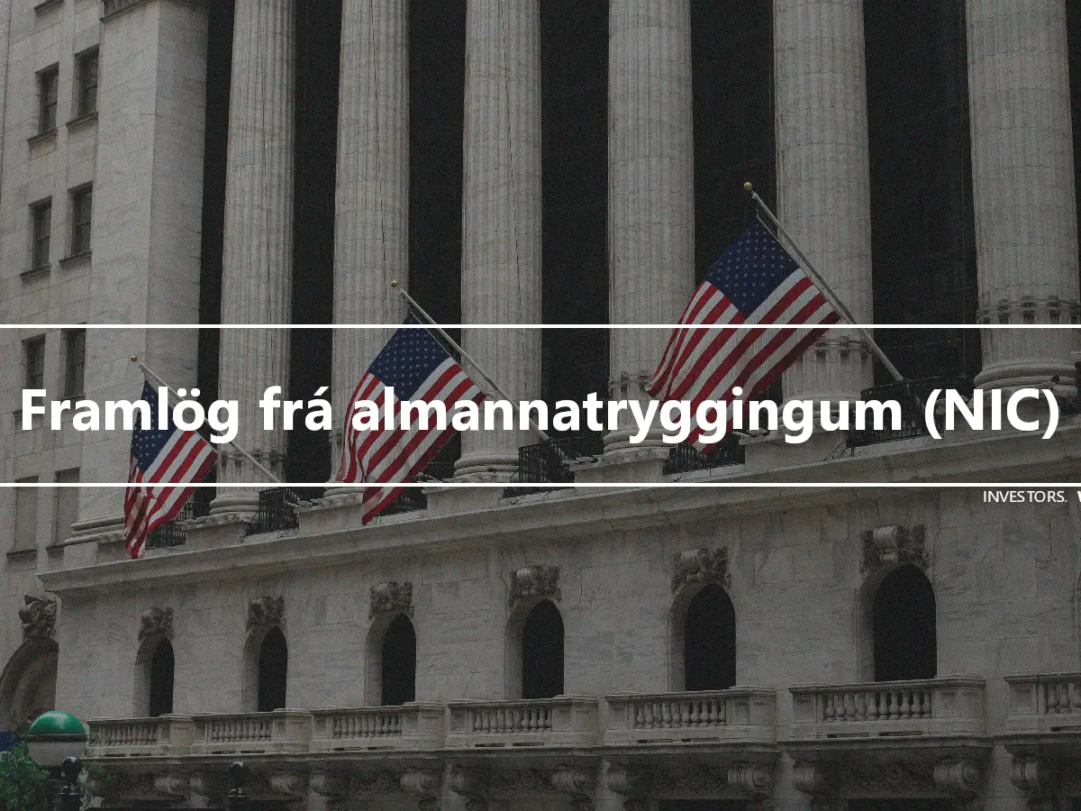 Framlög frá almannatryggingum (NIC)