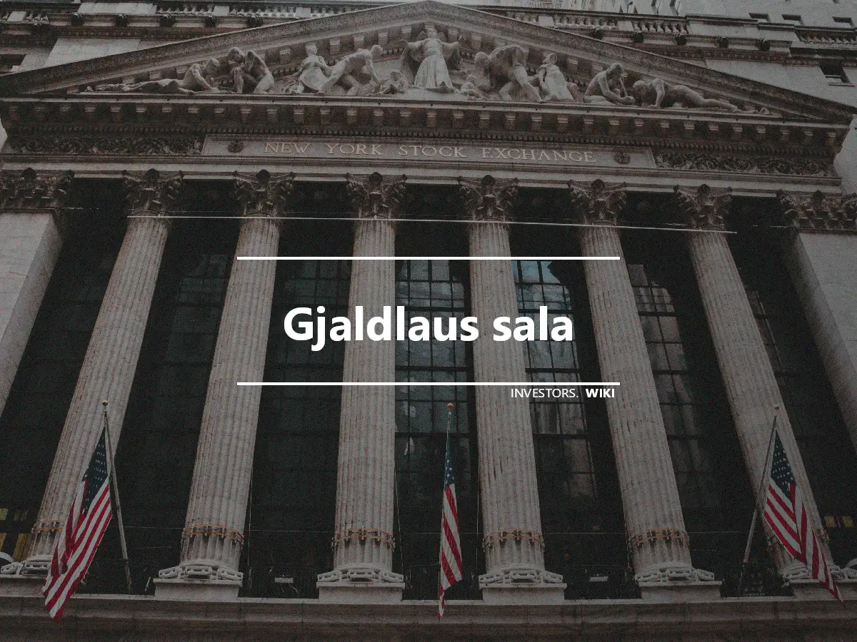 Gjaldlaus sala