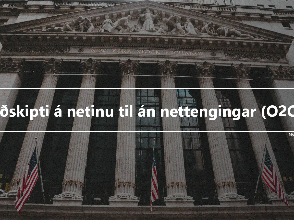 Viðskipti á netinu til án nettengingar (O2O).