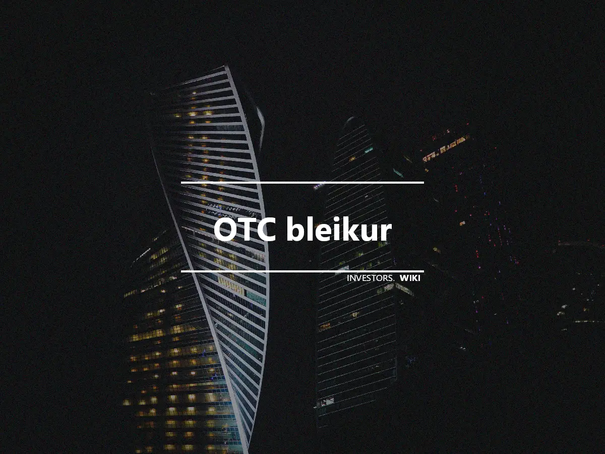 OTC bleikur