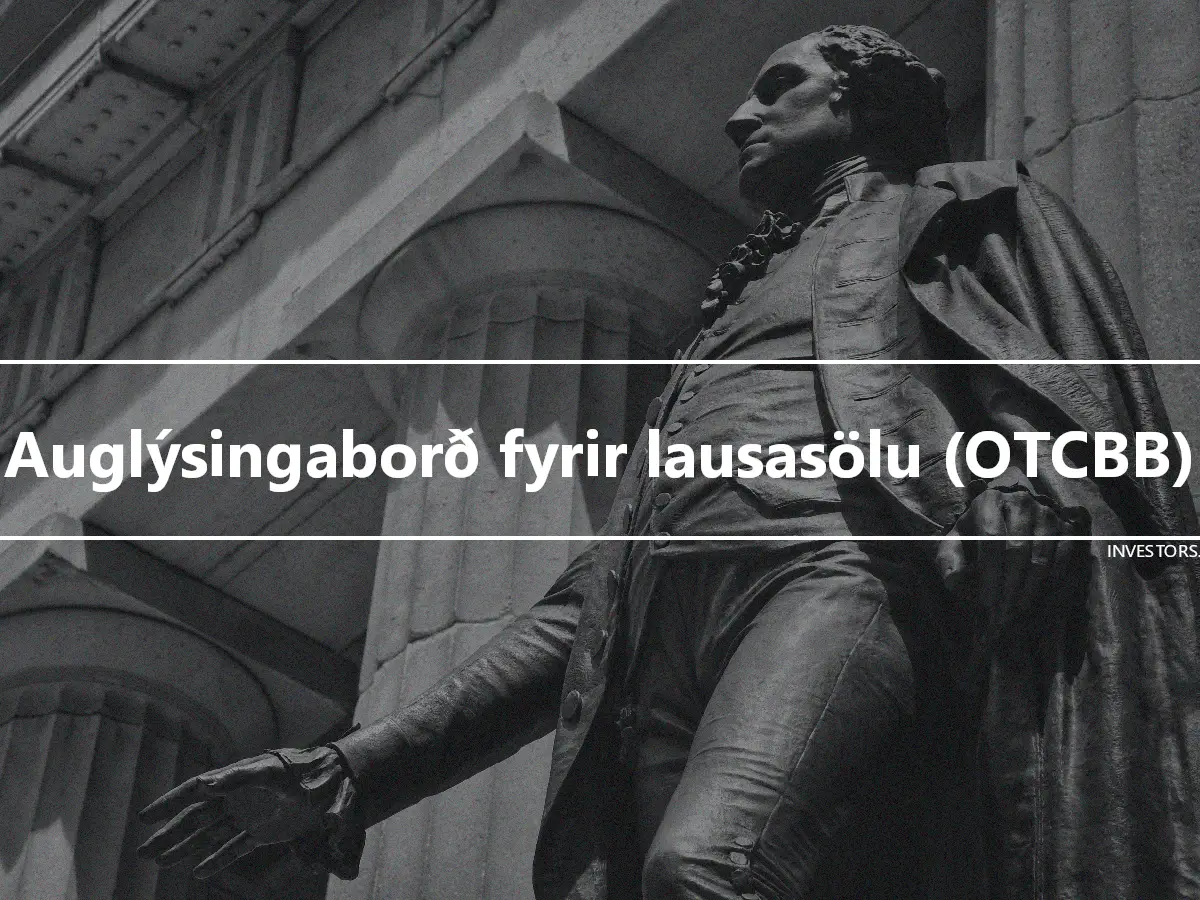 Auglýsingaborð fyrir lausasölu (OTCBB)