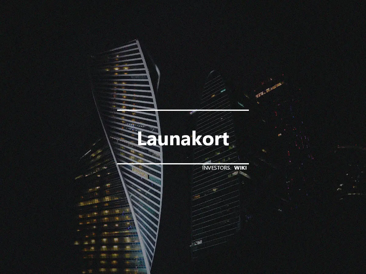 Launakort