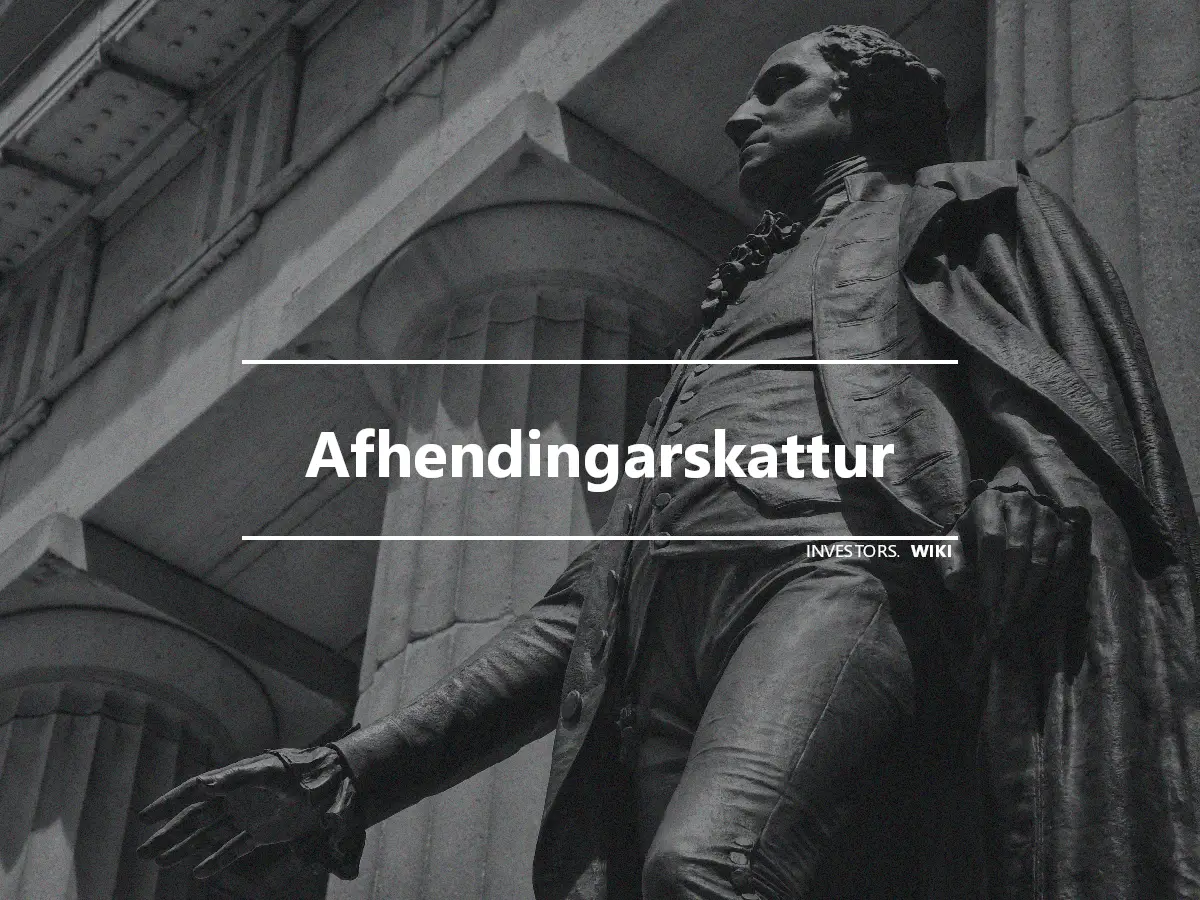 Afhendingarskattur