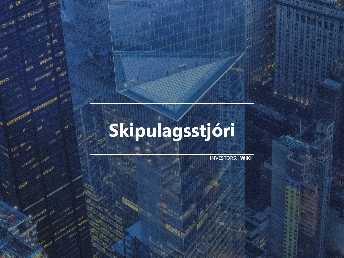 Skipulagsstjóri