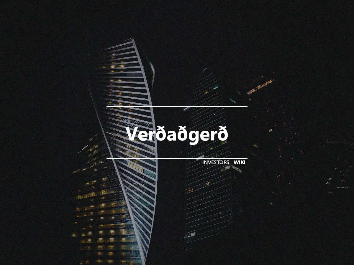 Verðaðgerð