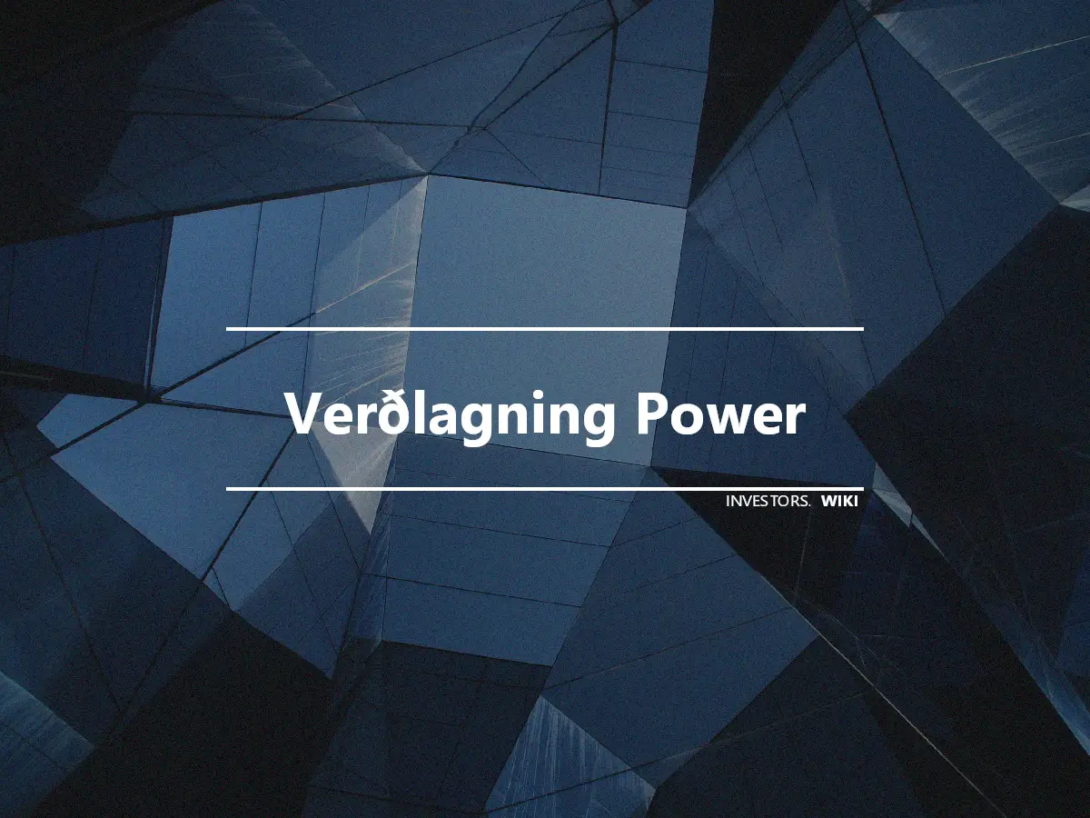 Verðlagning Power