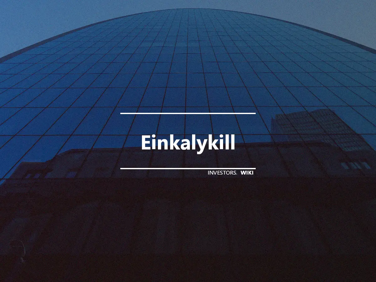 Einkalykill