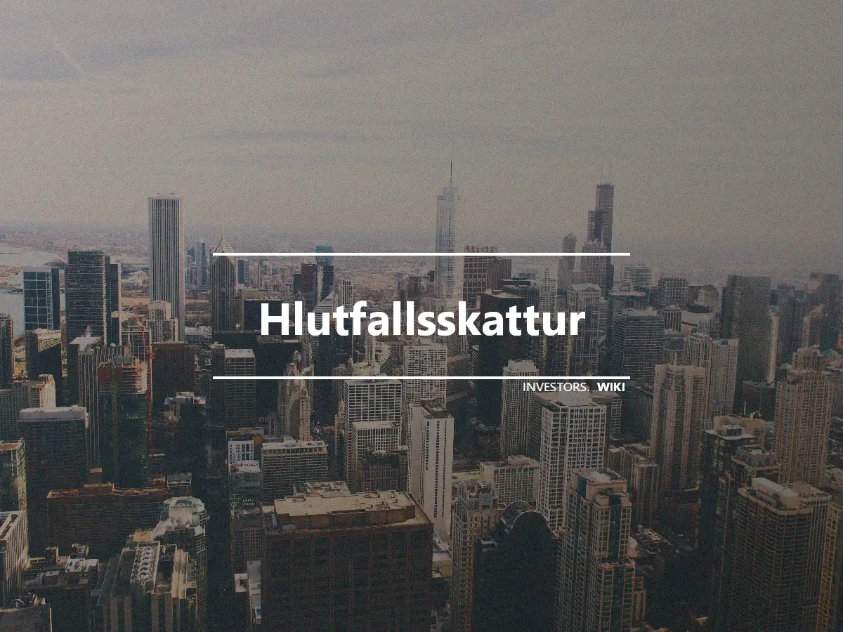 Hlutfallsskattur