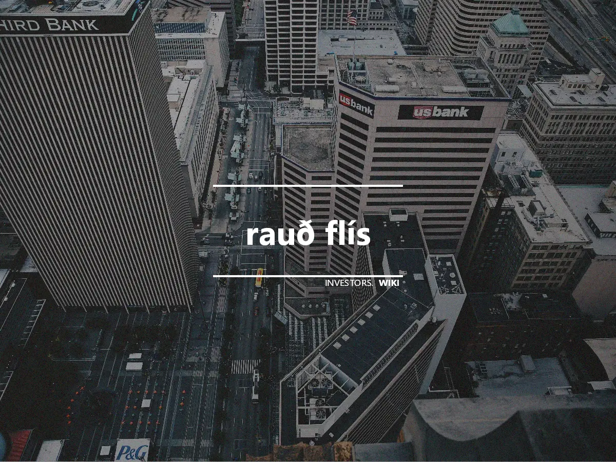 rauð flís