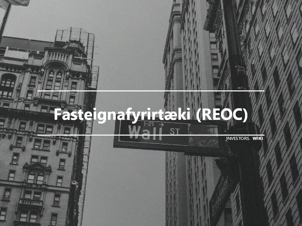 Fasteignafyrirtæki (REOC)