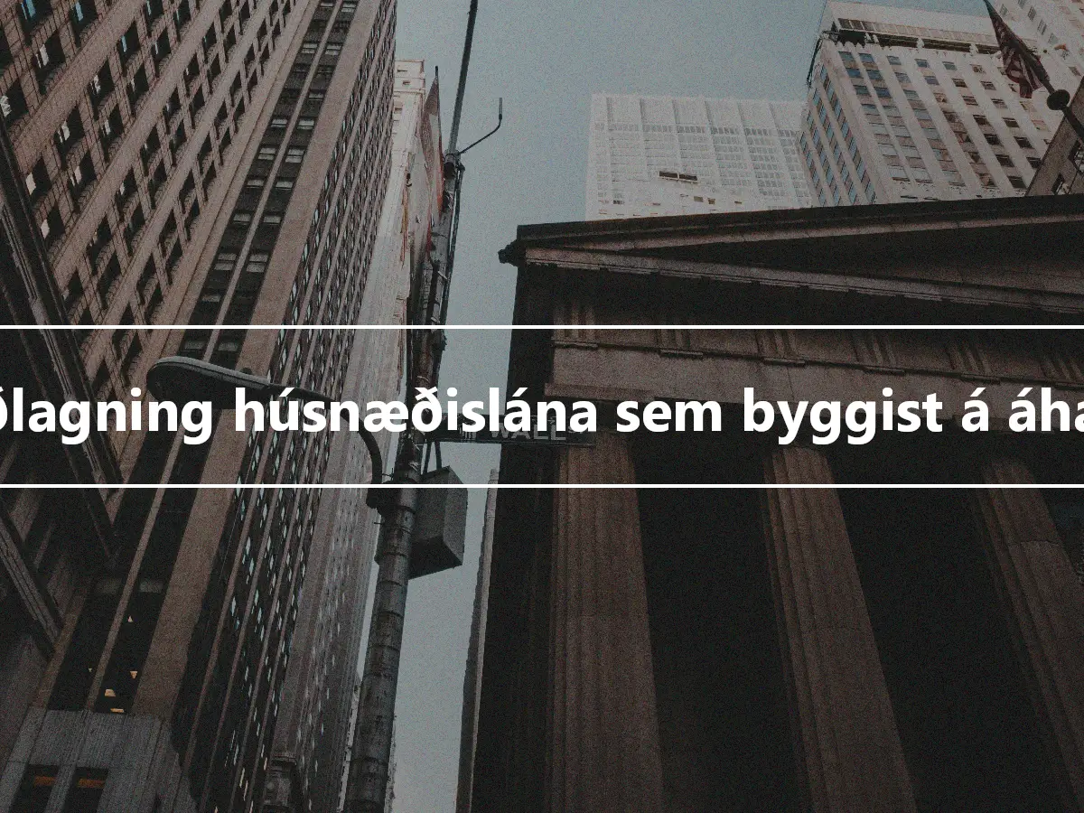 Verðlagning húsnæðislána sem byggist á áhættu