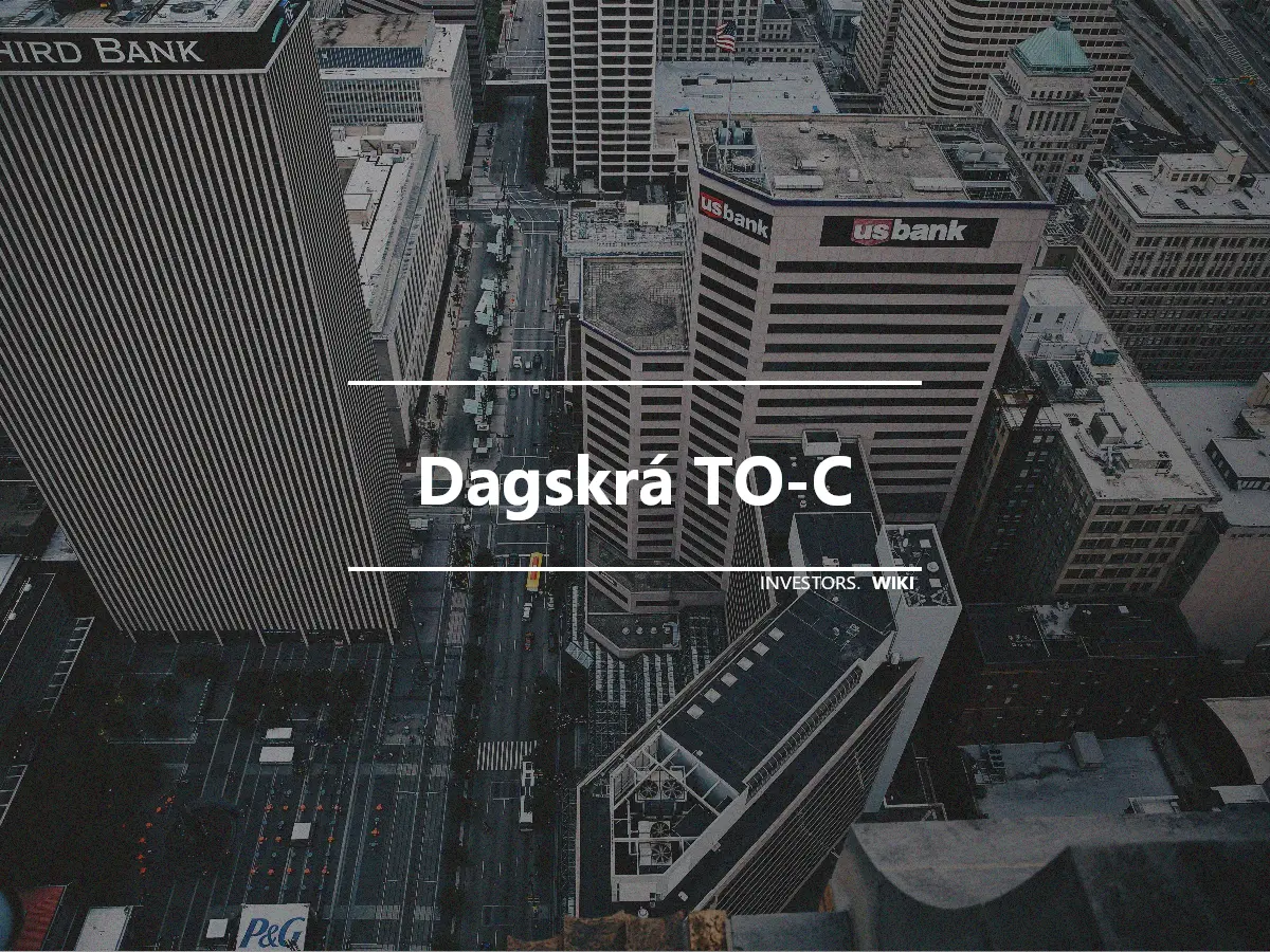 Dagskrá TO-C