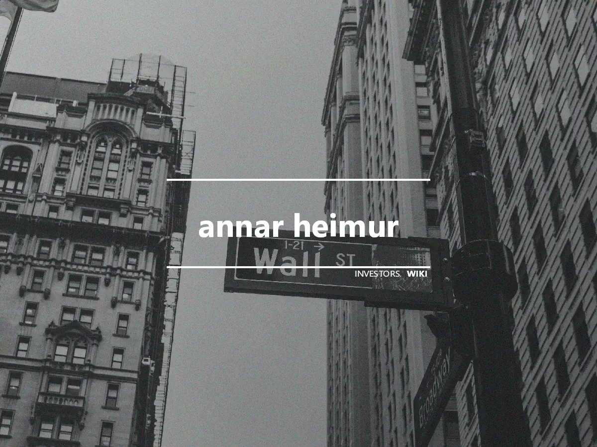 annar heimur