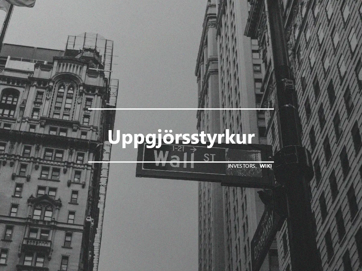 Uppgjörsstyrkur