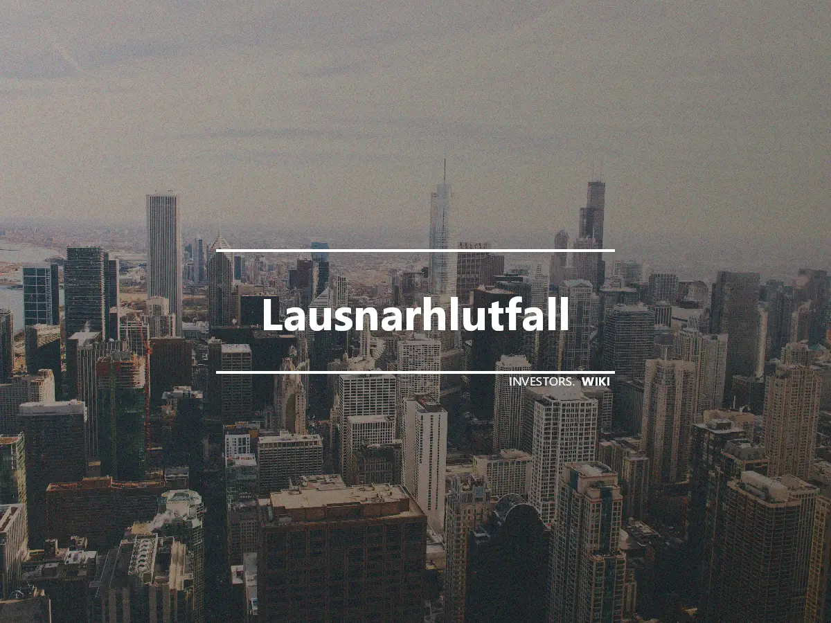 Lausnarhlutfall