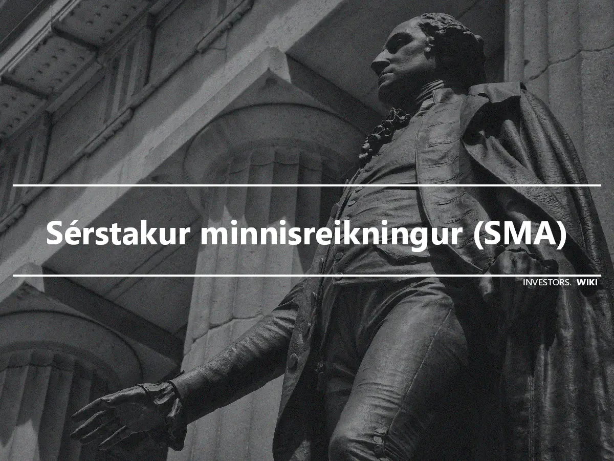 Sérstakur minnisreikningur (SMA)