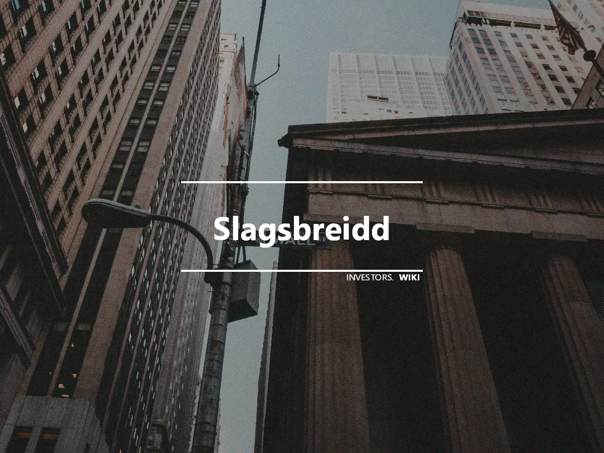 Slagsbreidd