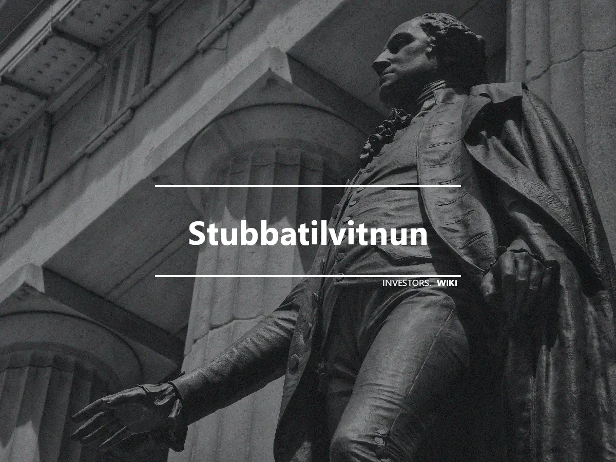 Stubbatilvitnun