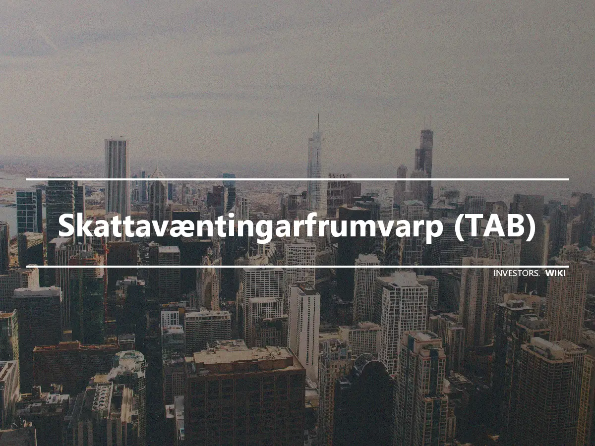 Skattavæntingarfrumvarp (TAB)