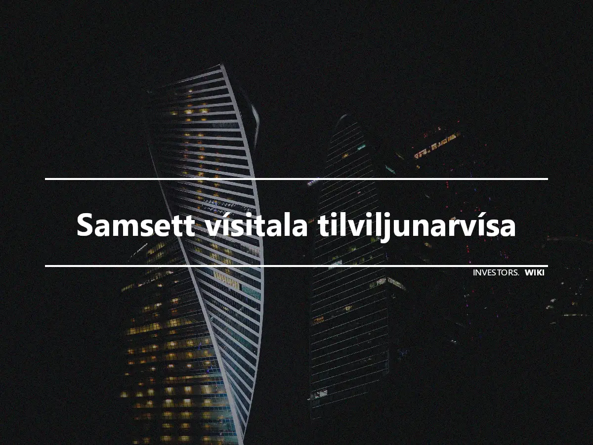 Samsett vísitala tilviljunarvísa