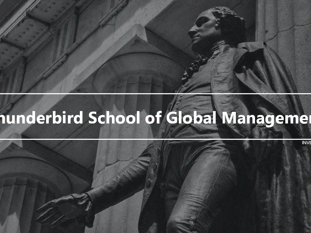 Thunderbird School of Global Management