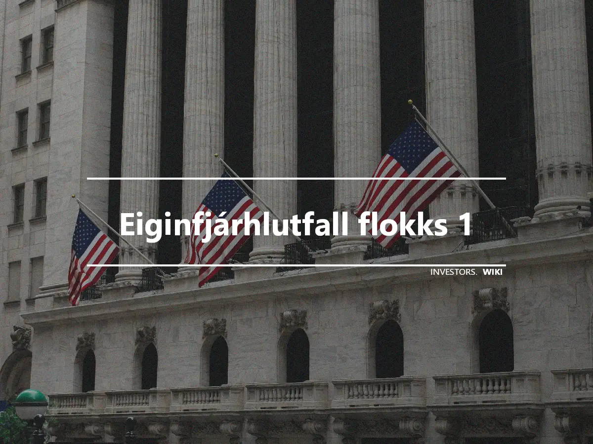 Eiginfjárhlutfall flokks 1