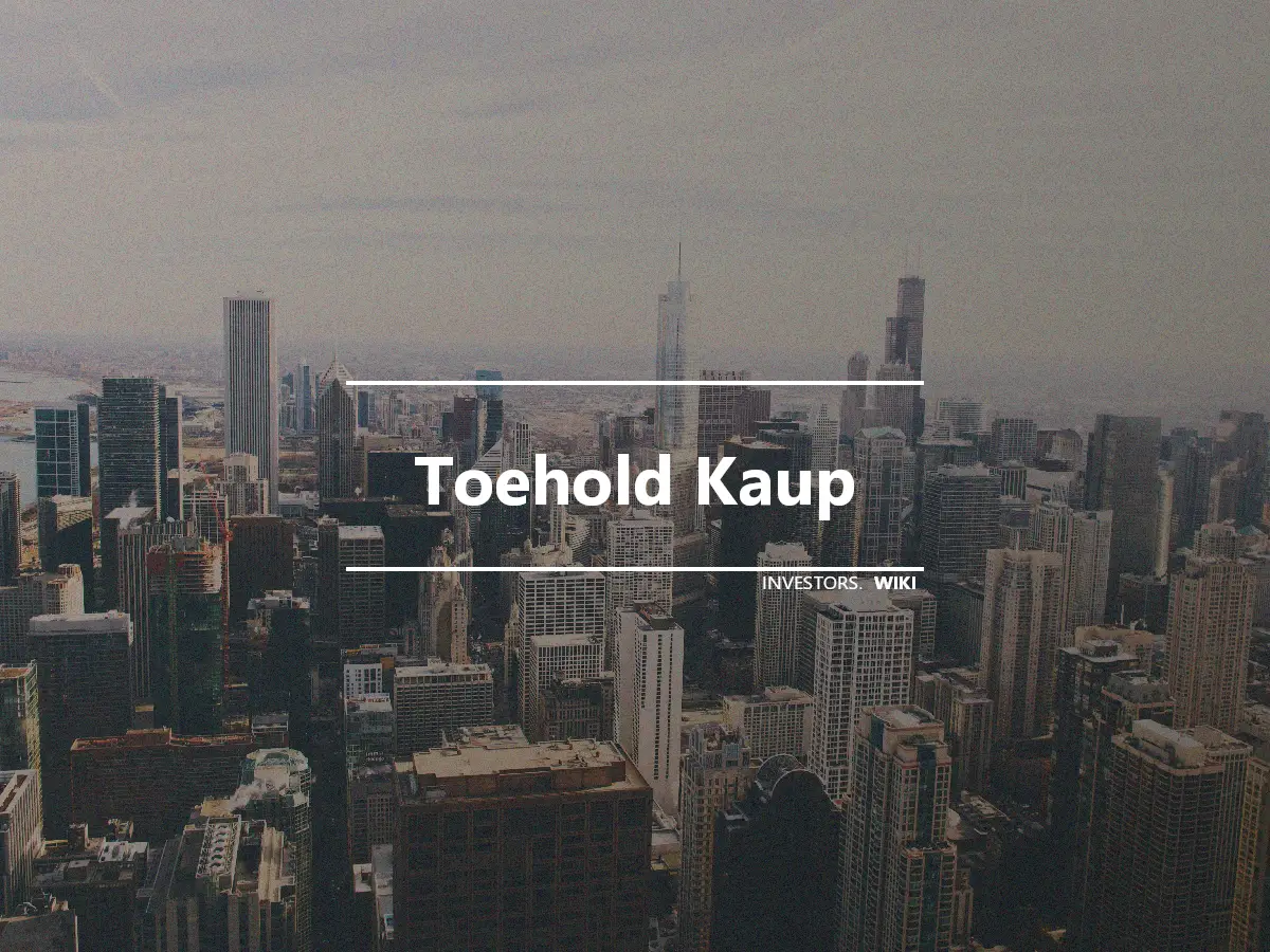 Toehold Kaup