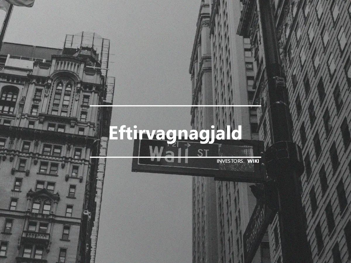 Eftirvagnagjald