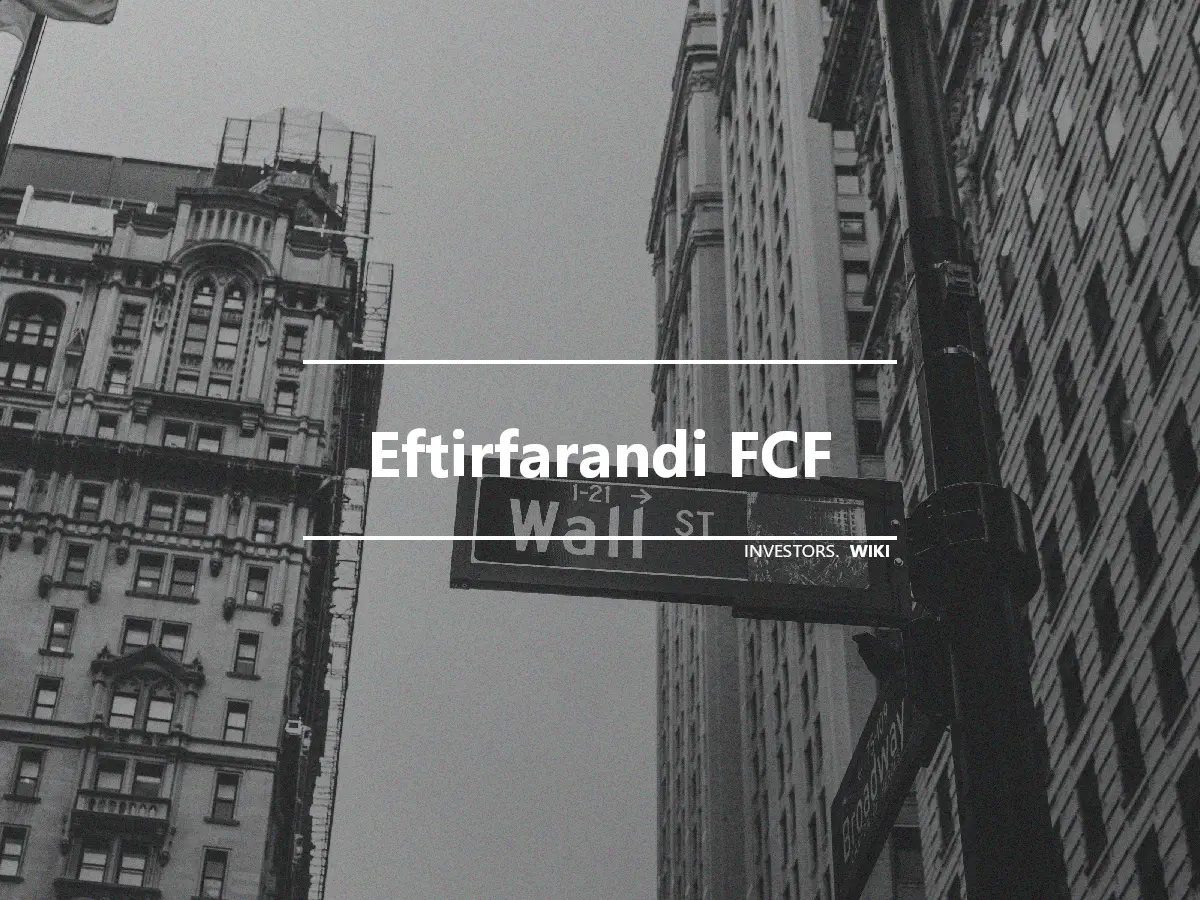 Eftirfarandi FCF