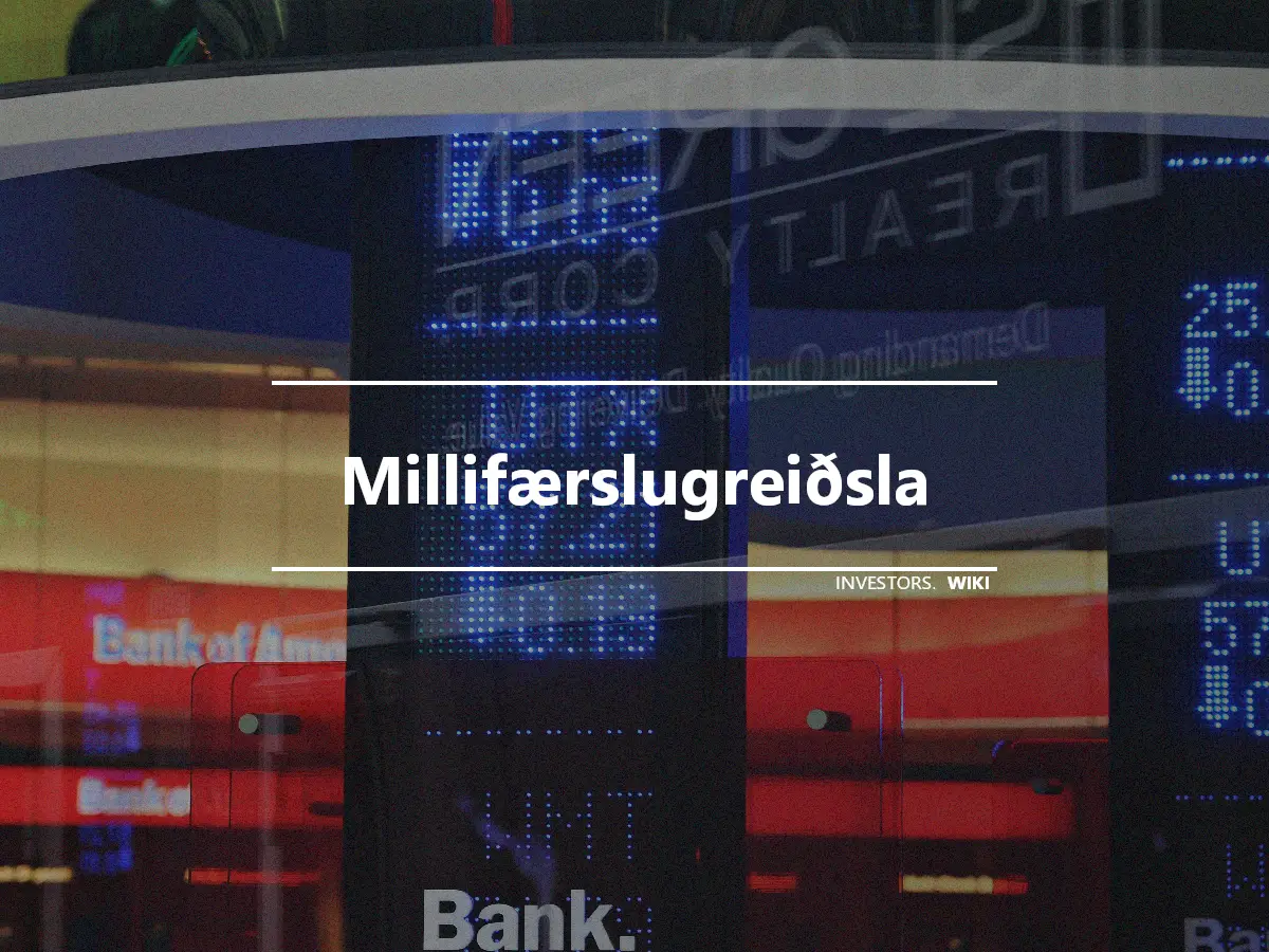 Millifærslugreiðsla