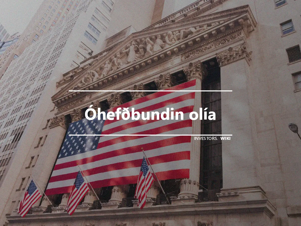 Óhefðbundin olía