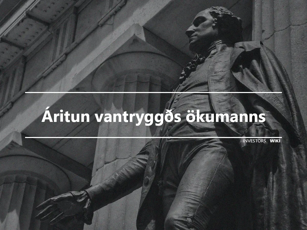 Áritun vantryggðs ökumanns