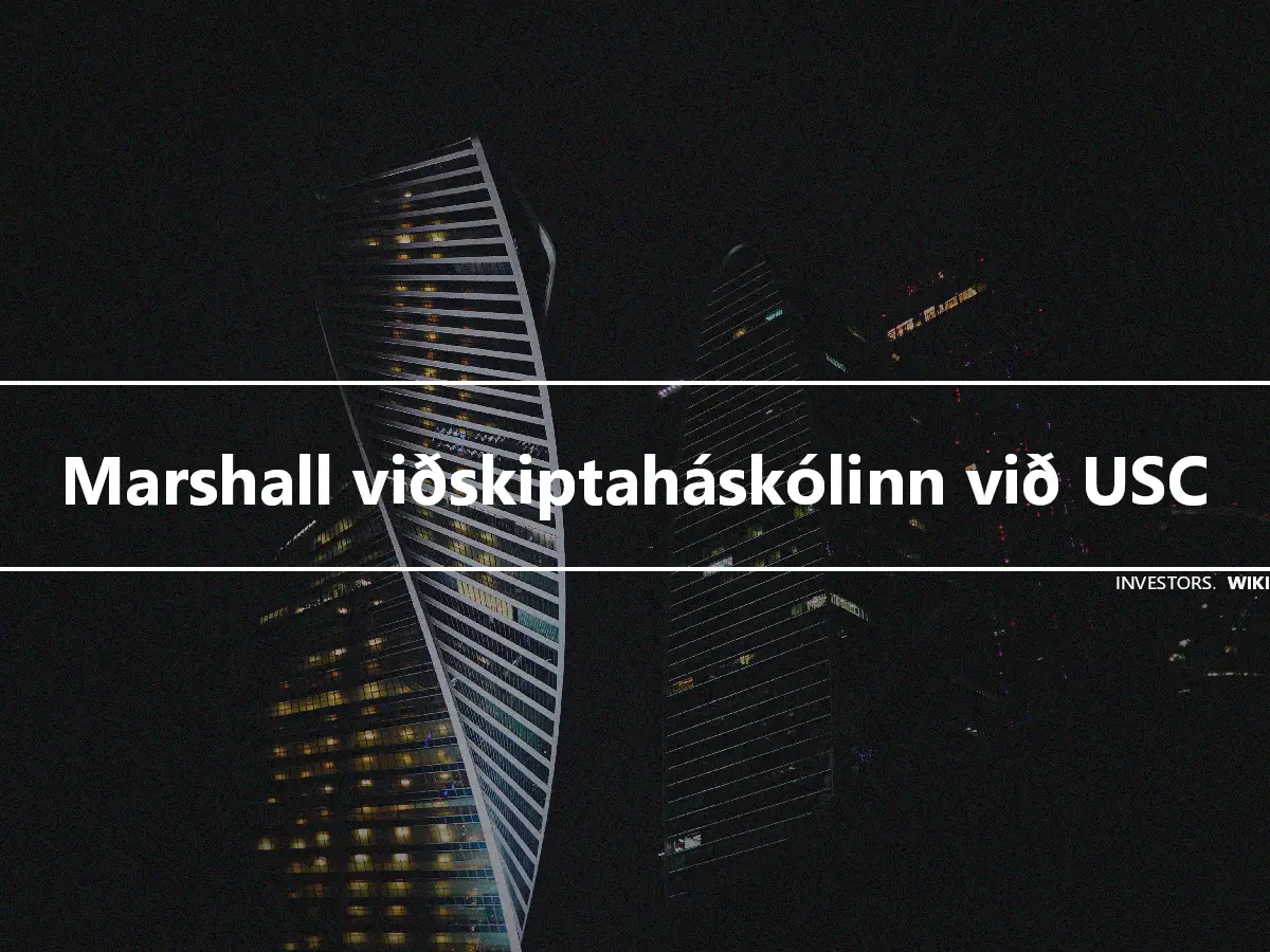 Marshall viðskiptaháskólinn við USC