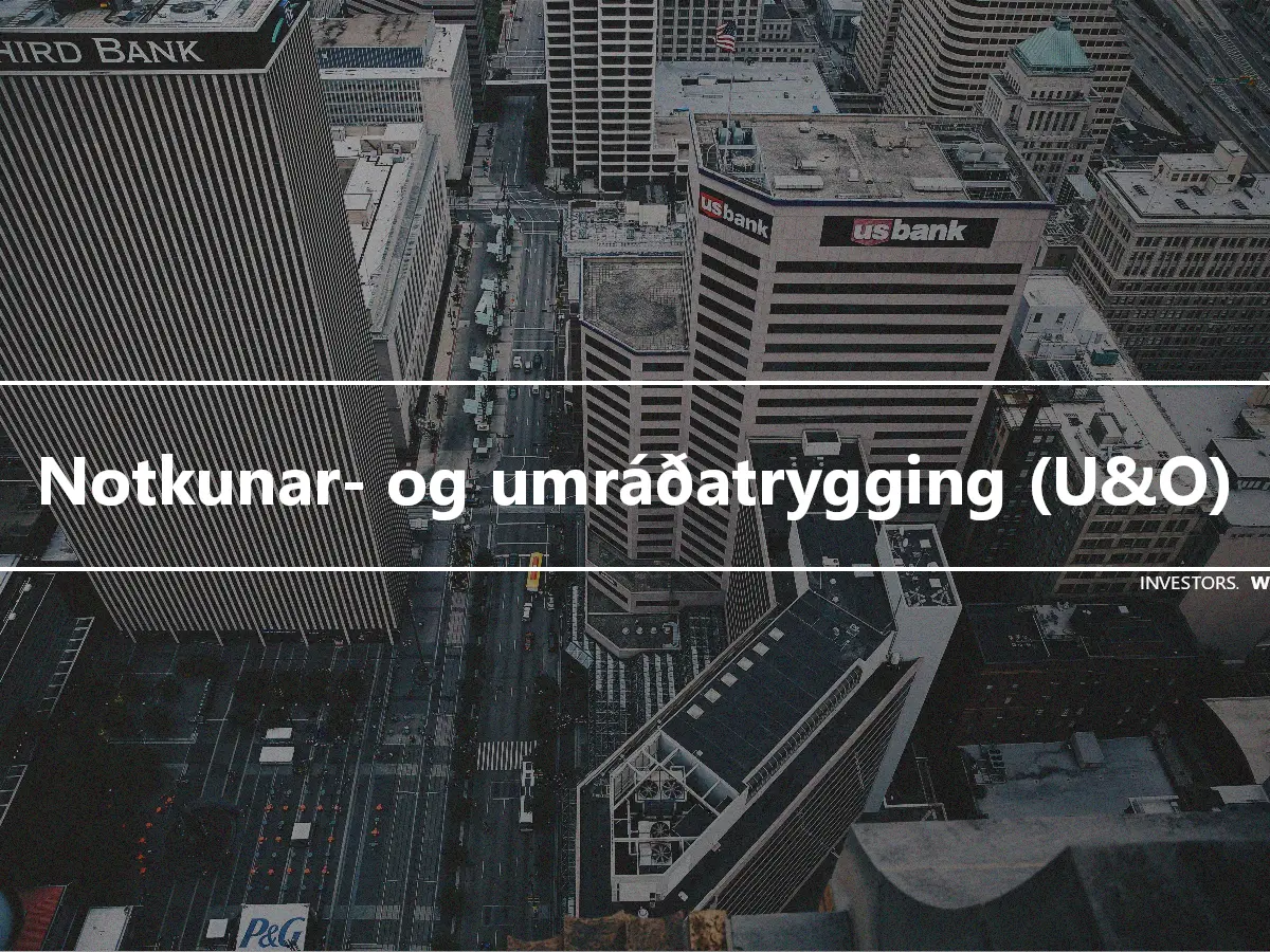 Notkunar- og umráðatrygging (U&O)