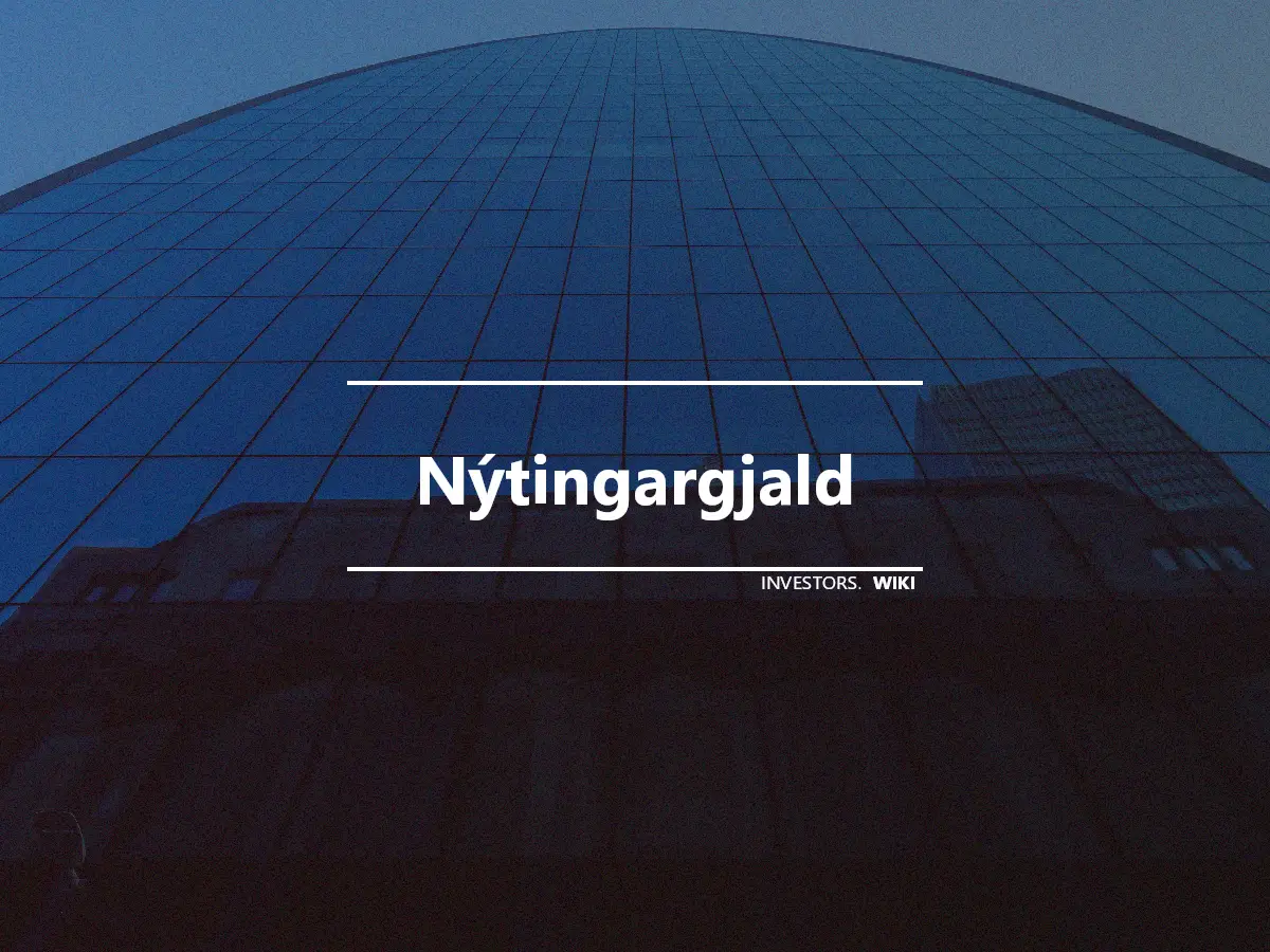 Nýtingargjald