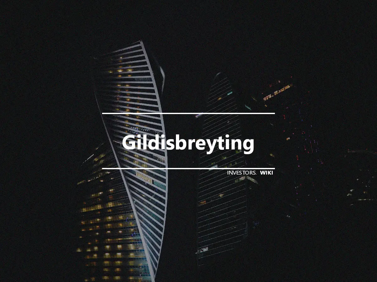 Gildisbreyting