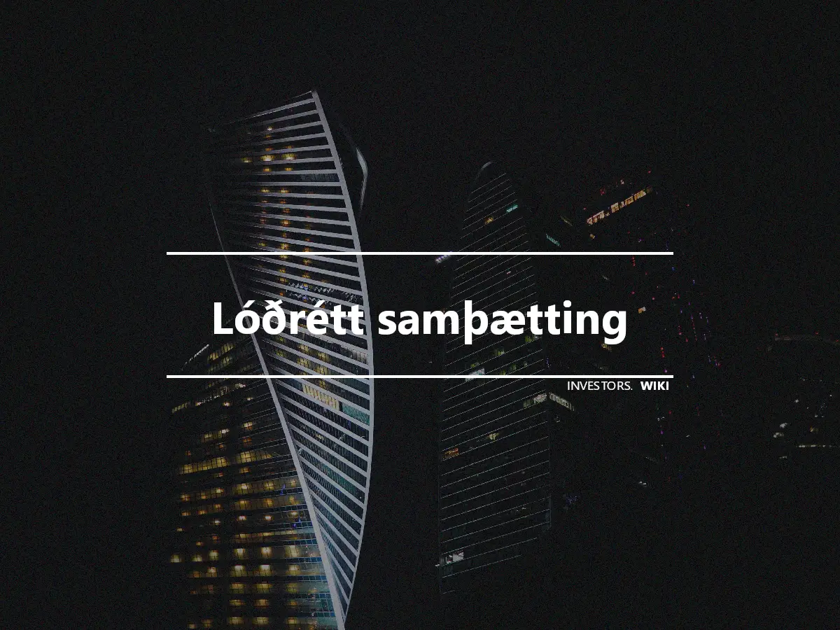 Lóðrétt samþætting