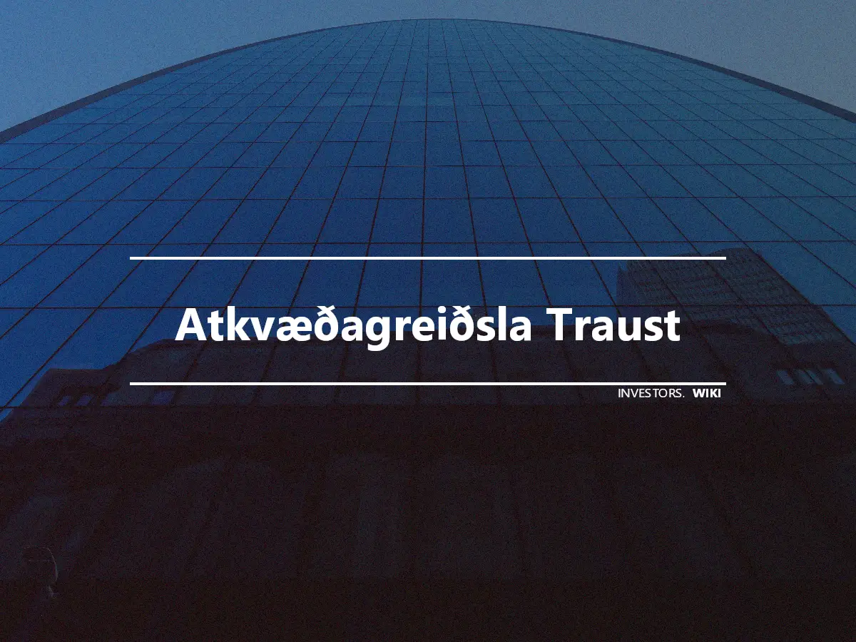 Atkvæðagreiðsla Traust