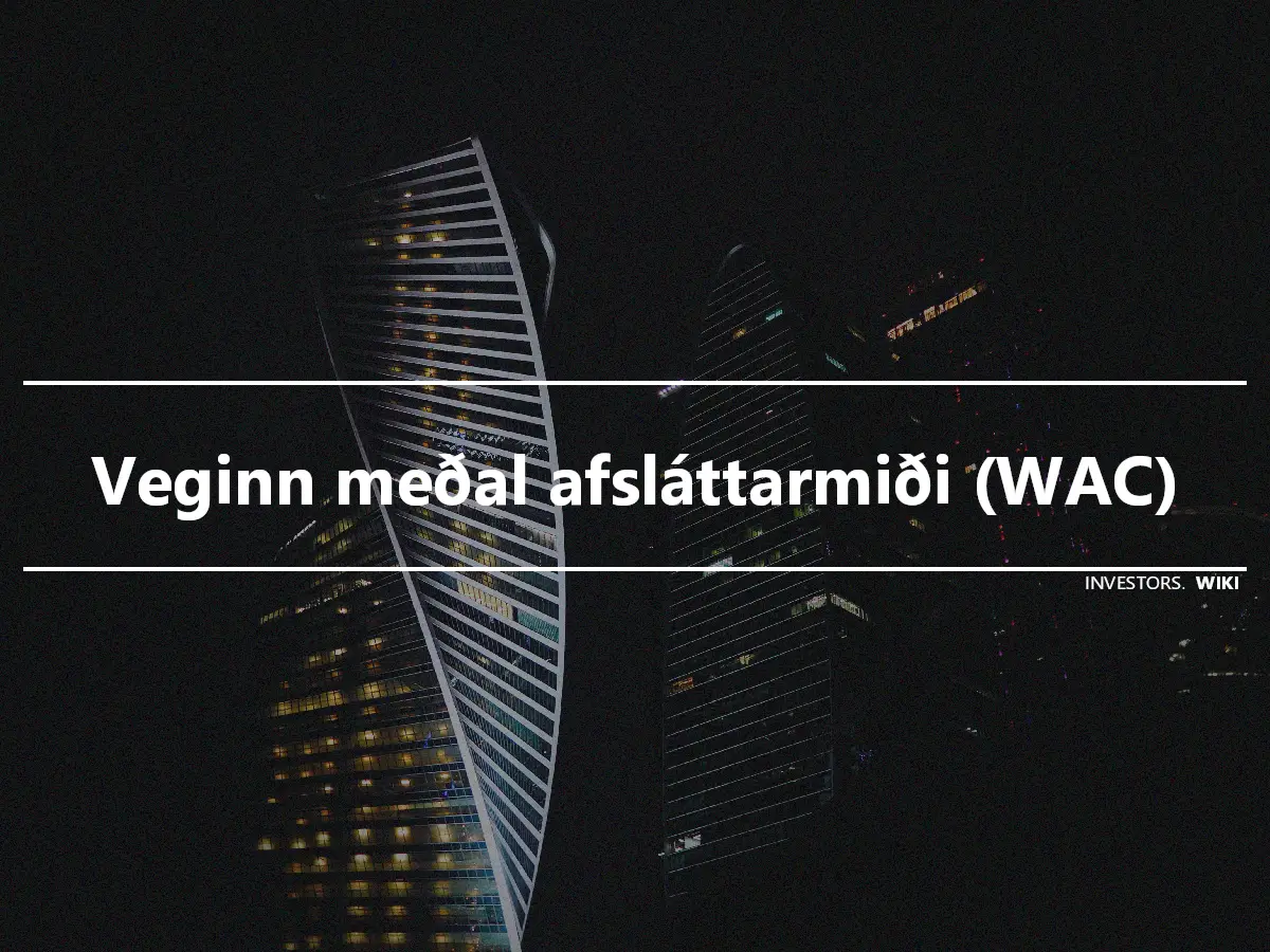 Veginn meðal afsláttarmiði (WAC)