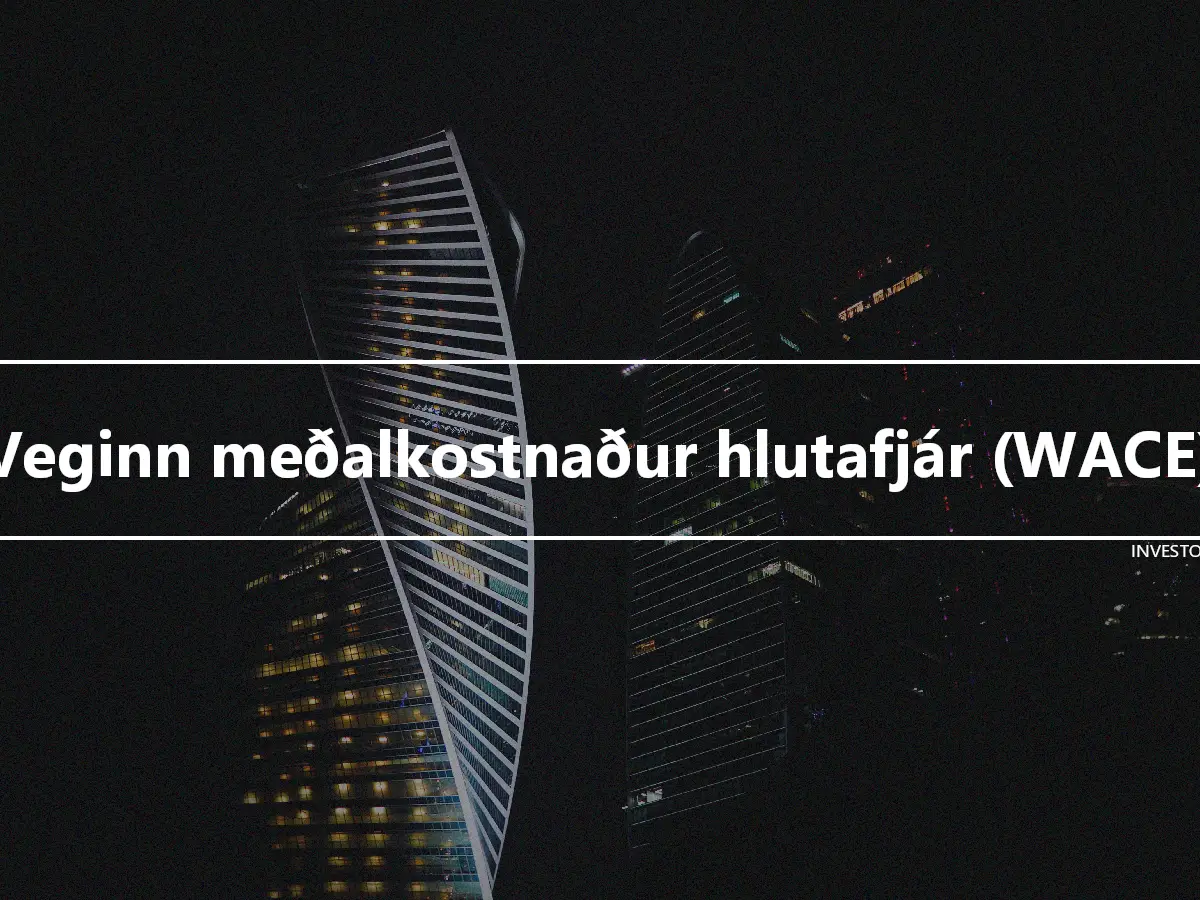 Veginn meðalkostnaður hlutafjár (WACE)