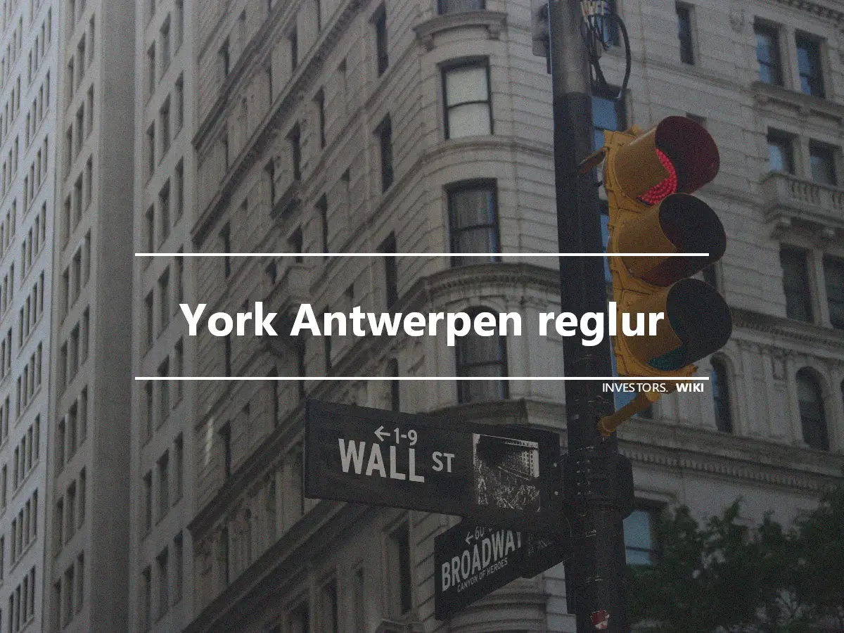 York Antwerpen reglur