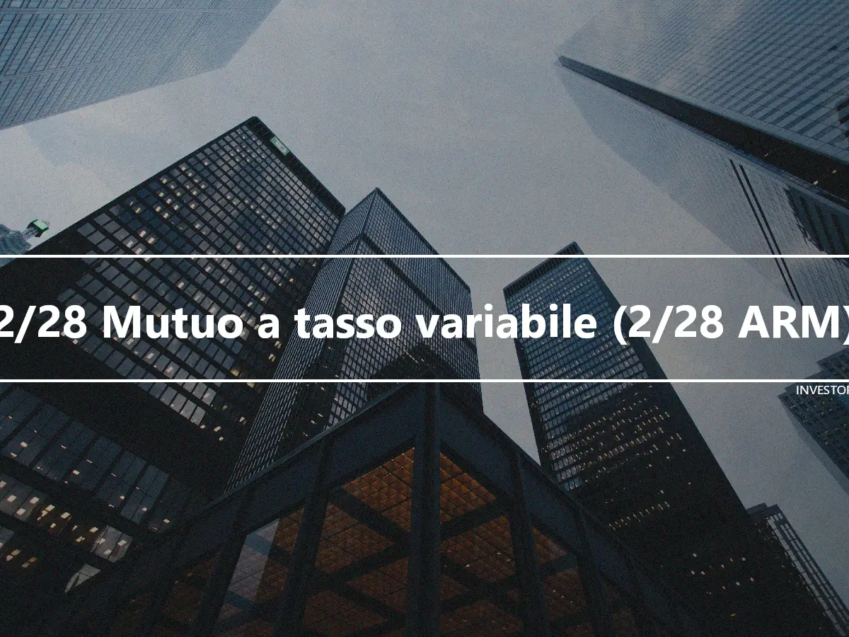 2/28 Mutuo a tasso variabile (2/28 ARM)