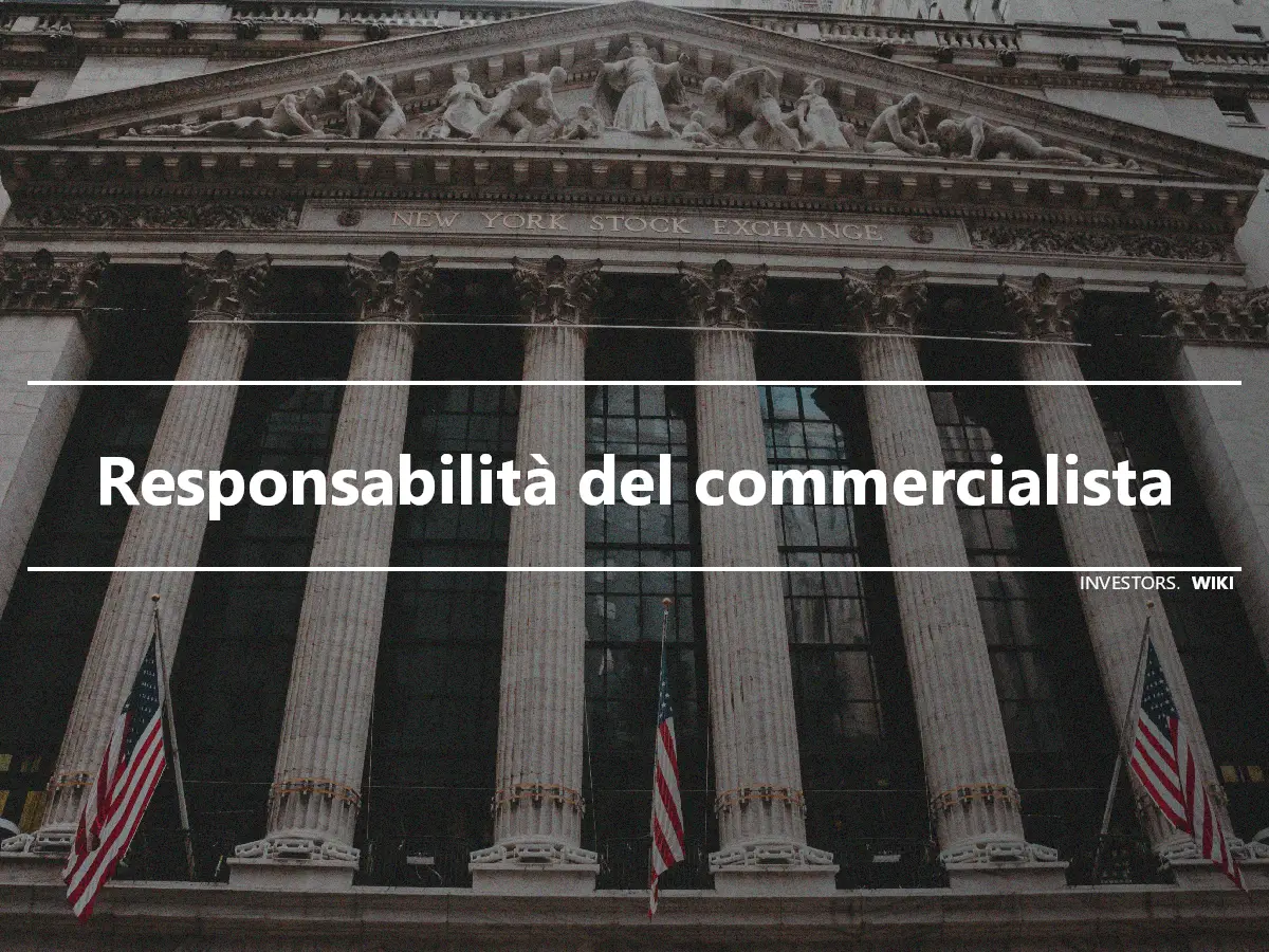 Responsabilità del commercialista